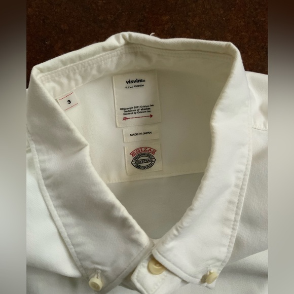 Visvim White and Indigo Albacore Bandana N.D. Shirt - Picture 6 of 12